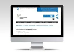 Stilisierte Darstellung eines Computerbildschirms