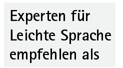 Textbeispiel mit einer gut lesbaren großen Schriftgröße